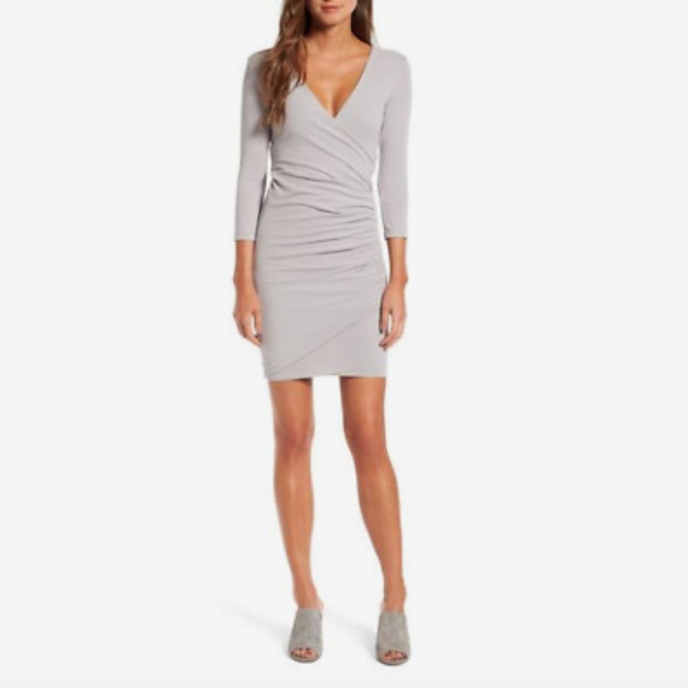 James Perse Faux Wrap Dress